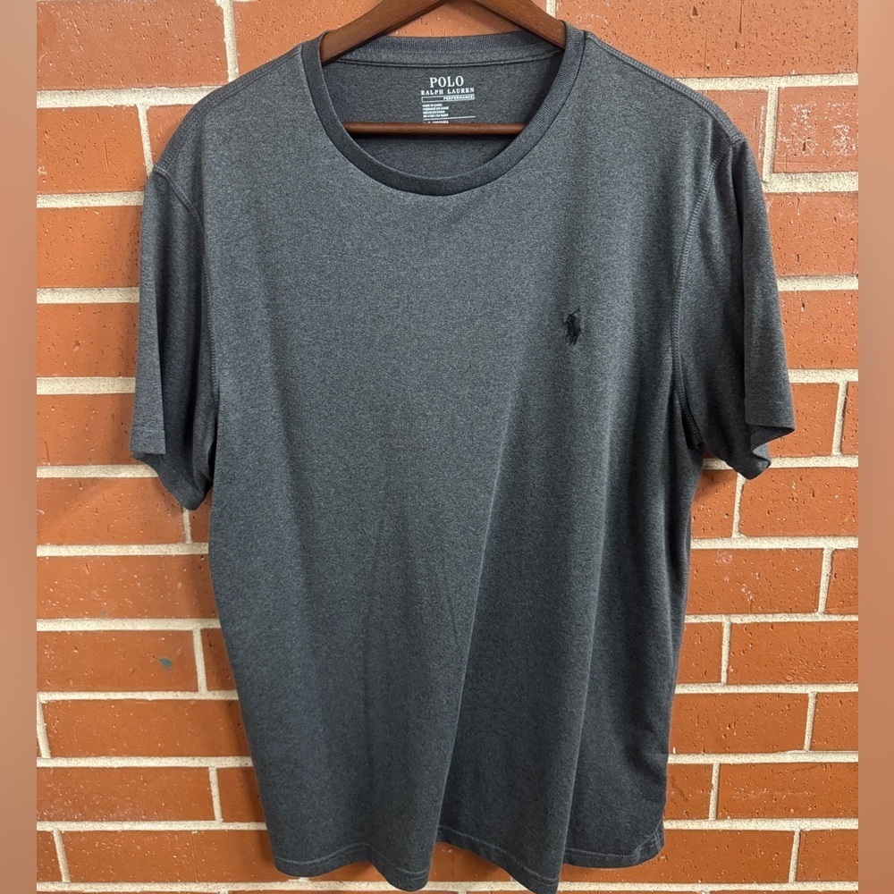Polo Ralph Lauren Performance Dark Gray T-Shirt Men’s Large Short Sleeve